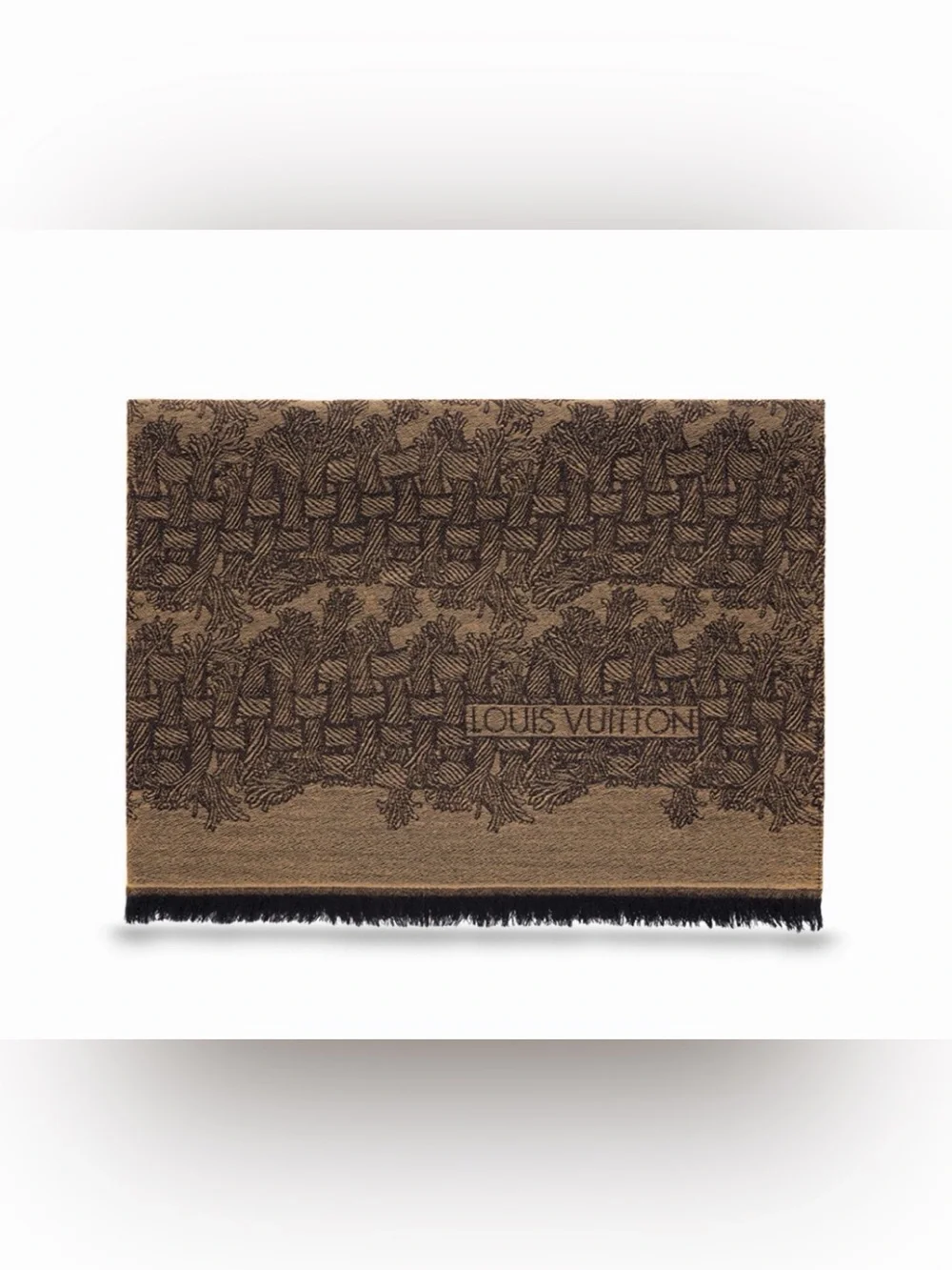 Louis Vuitton Christopher Nemeth Limited Edition Wool Scarf Etoile